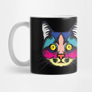 Pop-art cat Mug